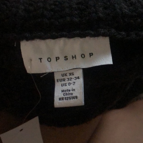 ⚫️ TOP SHOP LOOSE TURTLENECK BLACK SWEATER​​ - Picture 8 of 10